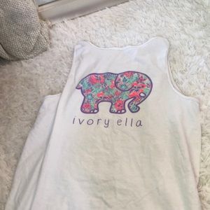 Comfort Colors Ivory Ella Tank Tshirt